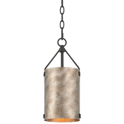 Possini Euro Design Possini Euro Julian 5 3/4"w Rustic Silver Metal Mini Pendant