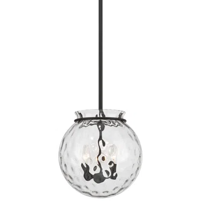 Possini Euro Design Possini Euro Kodi 12" Wide Bronze Water Glass 3-light Pendant Light