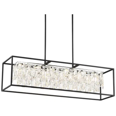 Possini Euro Design Possini Euro Krisa 35 1/2" Crystal Led Kitchen Island Light Pendant