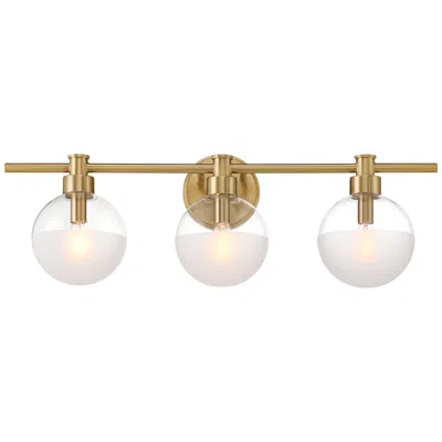 Possini Euro Design Possini Euro Leggio 27" Wide Warm Brass 3-light Bath Light