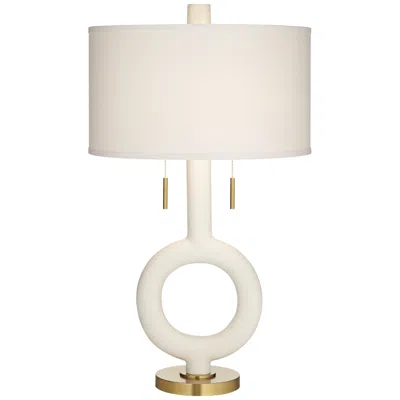 Possini Euro Design Possini Euro Leto 30 3/4" High Open Circle Modern Table Lamp