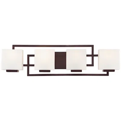 Possini Euro Design Possini Euro Lighting On The Square 29" Wide Bronze Bath Wall Light