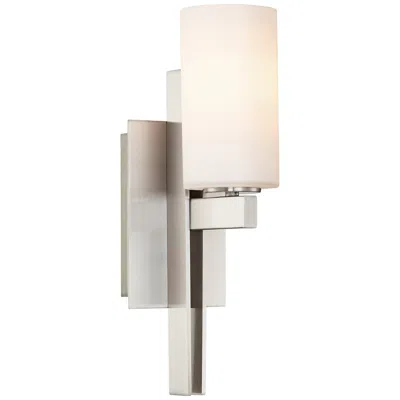 Possini Euro Design Possini Euro Ludlow 14" High Brushed Nickel Wall Sconce