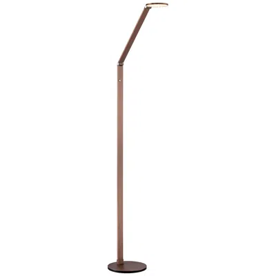 Possini Euro Design Possini Euro Magnum Adjustable Height French Bronze Task Led Floor Lamp