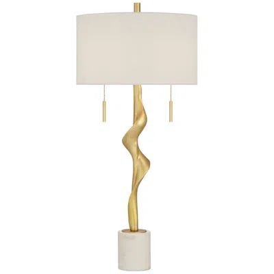 Possini Euro Design Possini Euro Minerva 31 3/4" Marble And Gold Sculpture Table Lamp