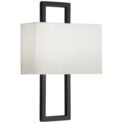 Possini Euro Design Possini Euro Modena 15 1/2" High Black Rectangular Wall Sconce