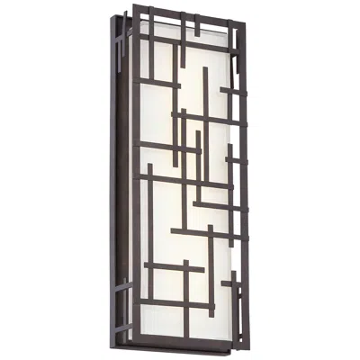 Possini Euro Design Possini Euro Modern Lines 16 1/4" High Bronze Led Outdoor Wall Light