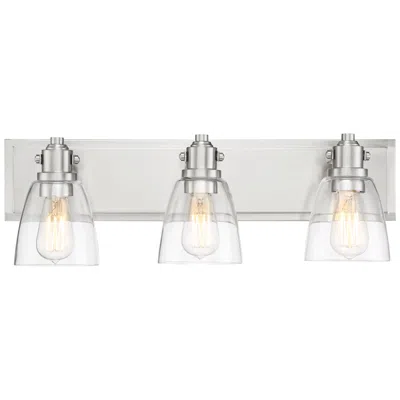 Possini Euro Design Possini Euro Osborne 24" Wide Brushed Nickel 3-light Bath Light