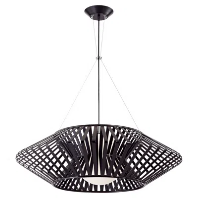 Possini Euro Design Possini Euro Planet 31 1/2" Wide Black Finish Modern Chandelier