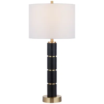 Possini Euro Design Possini Euro Rainier 30 1/2"h Faux Leather Table Lamp With Dimmer