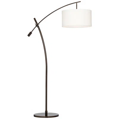 Possini Euro Design Possini Euro Raymond Bronze Adjustable Boom Arc Floor Lamp