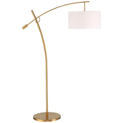 Possini Euro Design Possini Euro Raymond Warm Gold Adjustable Boom Arc Floor Lamp