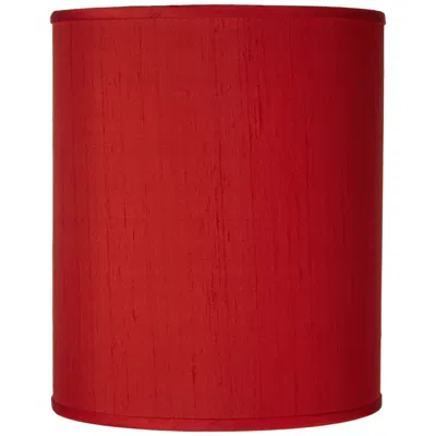 Possini Euro Design Possini Euro Red Textured Polyester Shade 10x10x12 (spider)