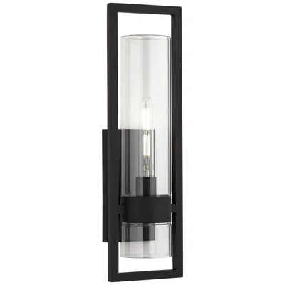 Possini Euro Design Possini Euro Reed 21" High Sand Black Wall Sconce