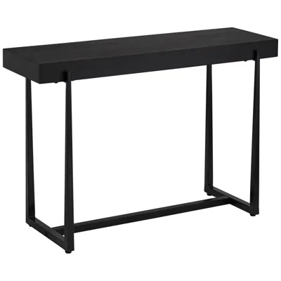 Possini Euro Design Possini Euro Roanoke 44" Wide Black Wood Console Table