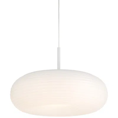 Possini Euro Design Possini Euro Sandringham 20" Sanded White Modern Led Pendant Light