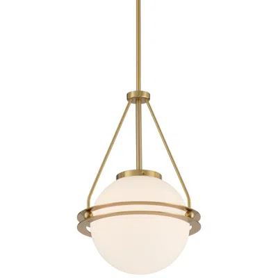 Possini Euro Design Possini Euro Saturna 13" Wide Soft Gold Globe Pendant Light