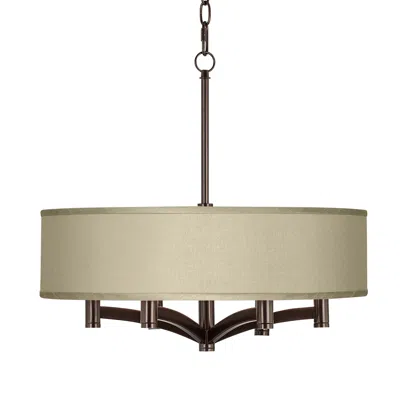 Possini Euro Design Possini Euro Sesame 20" Wide 6-light Bronze Pendant Chandelier