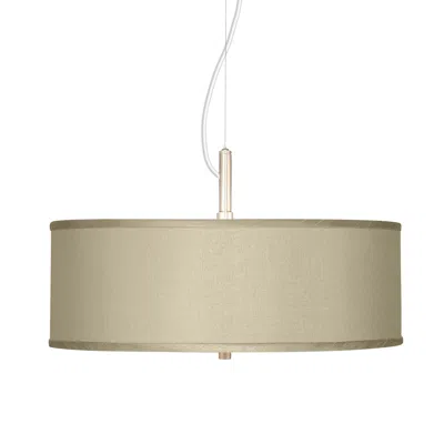 Possini Euro Design Possini Euro Sesame Faux Silk 20" Wide Modern Pendant Chandelier