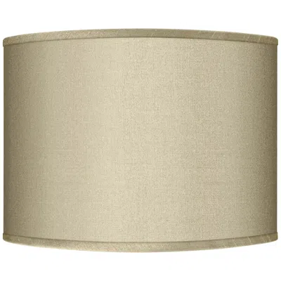 Possini Euro Design Possini Euro Sesame Faux Silk Drum Lamp Shade 15.5x15.5x11 (spider)