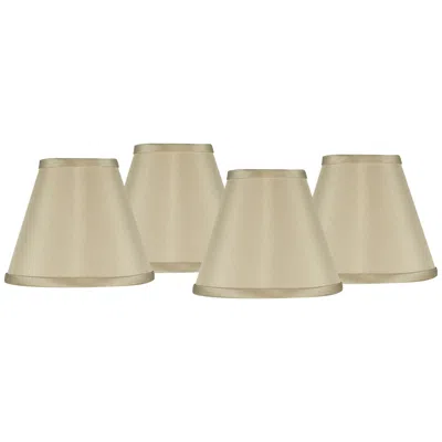 Possini Euro Design Possini Euro Sesame Faux Silk Set Of Four Shades 3x6x5 (clip-on)