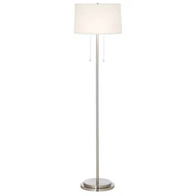 Possini Euro Design Possini Euro Simplicity 59" Double Pull Chain Modern Floor Lamp