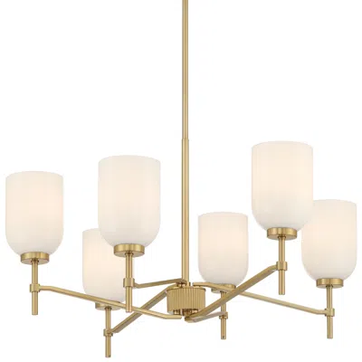 Possini Euro Design Possini Euro Skye 27 3/4" Wide Gold 6-light Chandelier