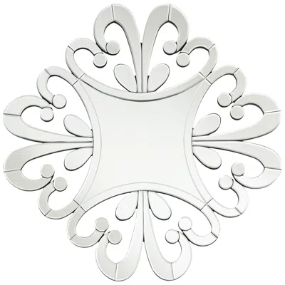 Possini Euro Design Possini Euro Soleil 31 1/2" X 31 1/2" Starburst Cut Glass Mirror