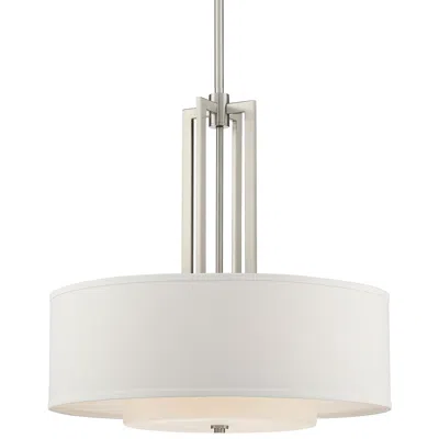 Possini Euro Design Possini Euro Sundry 24" Wide Brushed Nickel 4-light Pendant Light