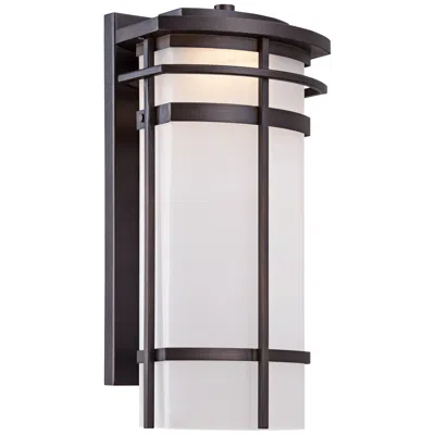 Possini Euro Design Possini Euro Theola 16 1/4" Bronze And Glass Outdoor Led Wall Light