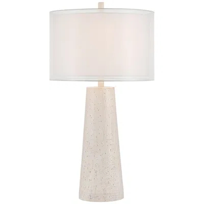 Possini Euro Design Possini Euro Travertine 31 1/2" High Faux Marble Modern Table Lamp