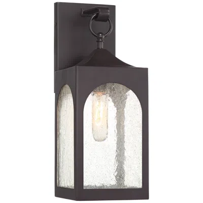 Possini Euro Design Possini Euro Tyne 16 1/2" High Bronze Lantern Outdoor Wall Light