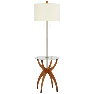 Possini Euro Design Possini Euro Vanguard 64" Mid-century Modern Tray Floor Lamp