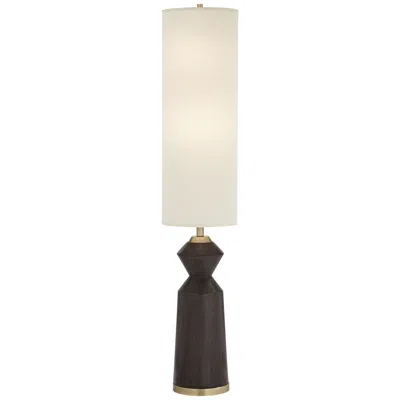 Possini Euro Design Taboo 66" Sculpted Faux Wood Modern Floor Lamp