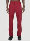 Post Archive Faction (paf) Pleated Zipper Casual Pants In Red