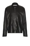 Post Archive Faction (paf) 8.0 Leather Jacket Right In Black
