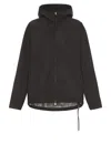 Post Archive Faction (paf) Black 8.0 Center Technical Faux-suede Jacket In Black