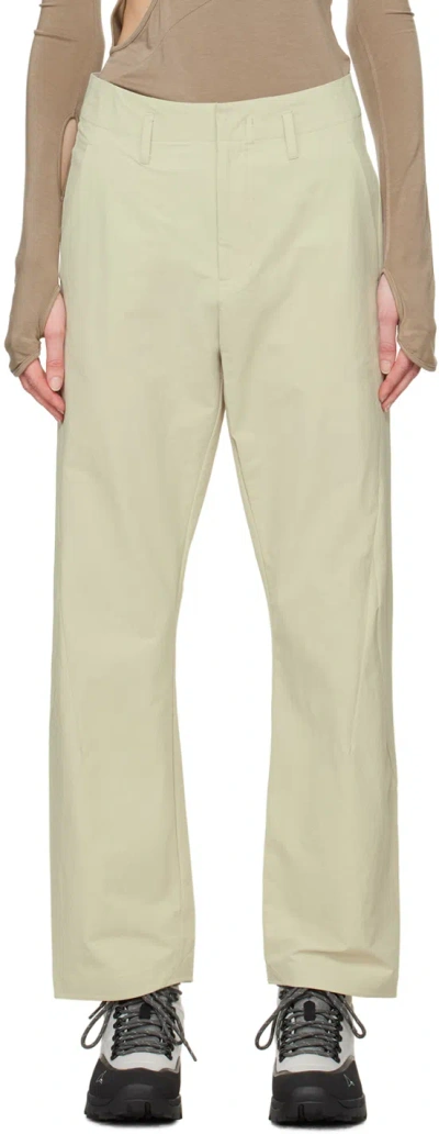 Post Archive Faction (paf) Beige 6.0 Right Trousers In Ivory