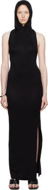 Post Archive Faction (paf) Black 6.0 Right Midi Dress In Black