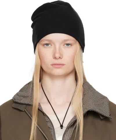 Post Archive Faction (paf) Black 8.0 Center Beanie In Blk Black