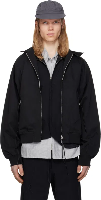 Post Archive Faction (paf) Black 8.0 Center Bomber Jacket