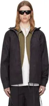 POST ARCHIVE FACTION (PAF) BLACK 8.0 CENTER TECHNICAL FAUX-SUEDE JACKET