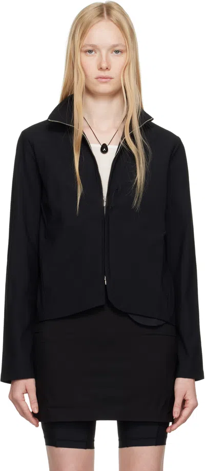 Post Archive Faction (paf) Black 8.0 Right Track Jacket In Blk Black