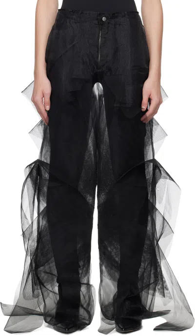 Post Archive Faction (paf) Black 8.0 Technical Trousers In Blk Black