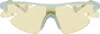Post Archive Faction (paf) Blue & Yellow District Vision Edition Junya Racer Sunglasses
