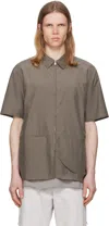 Post Archive Faction (paf) Brown 8.0 Right Half Shirt In Brown