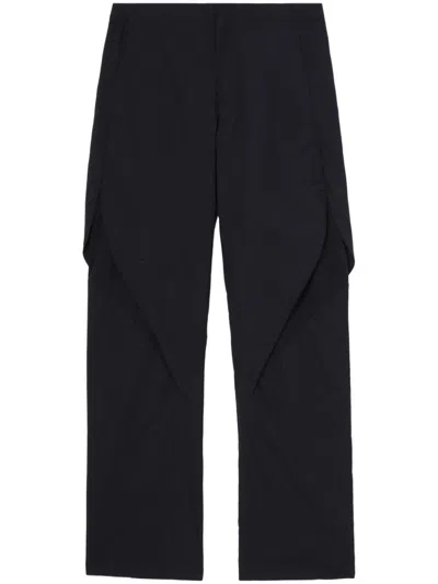 Post Archive Faction (paf) Cotton Blend Trousers In Black