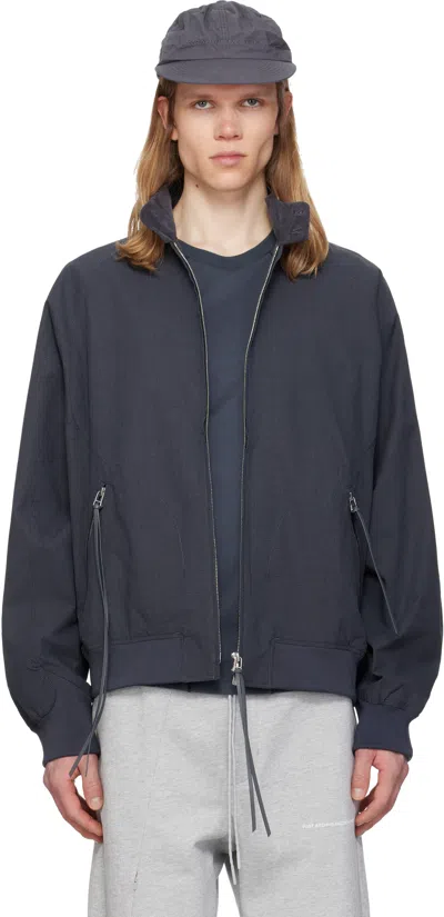 Post Archive Faction (paf) Gray 8.0 Center Bomber Jacket In Charcoal