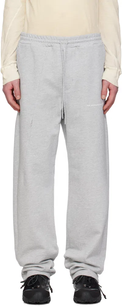 Post Archive Faction (paf) Gray 8.0 Right Lounge Pants In Grey