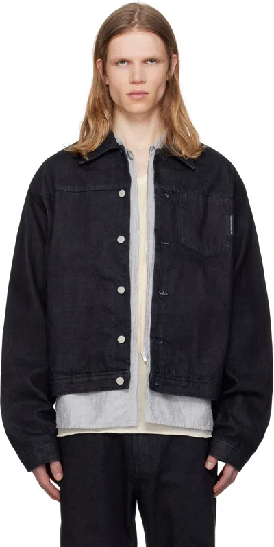 Post Archive Faction (paf) Navy 8.0 Right Denim Jacket In Indigo